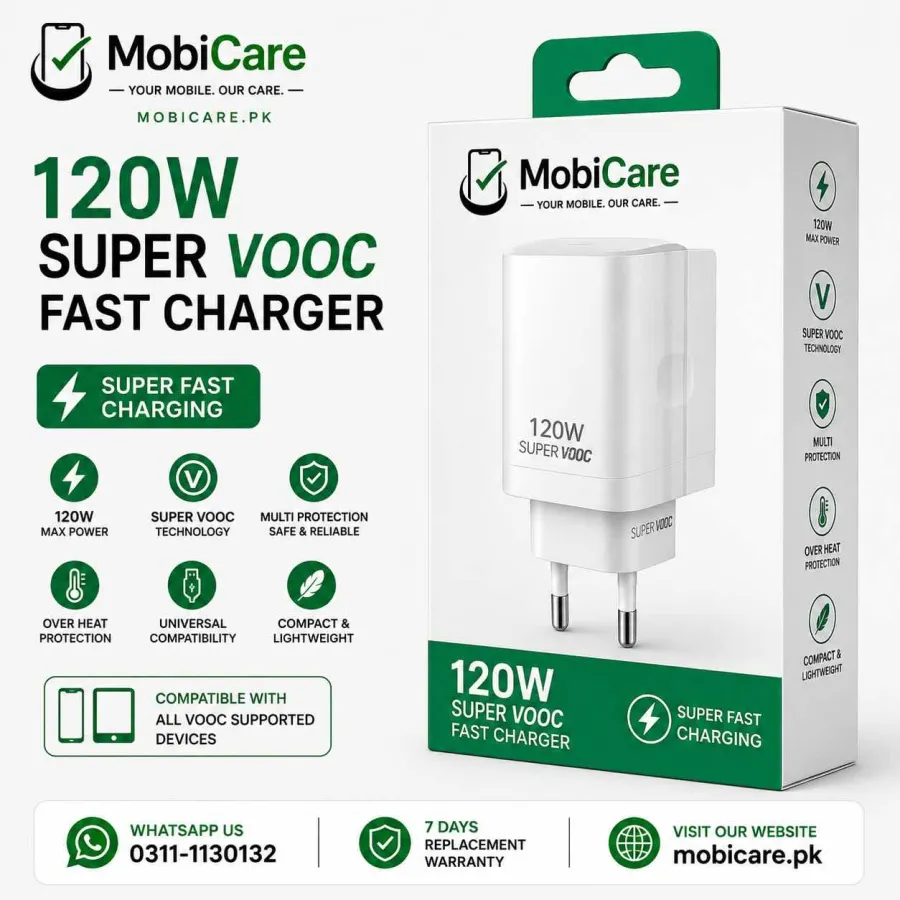 120W SuperVOOC Fast Charger – Super Fast Charging Adapter