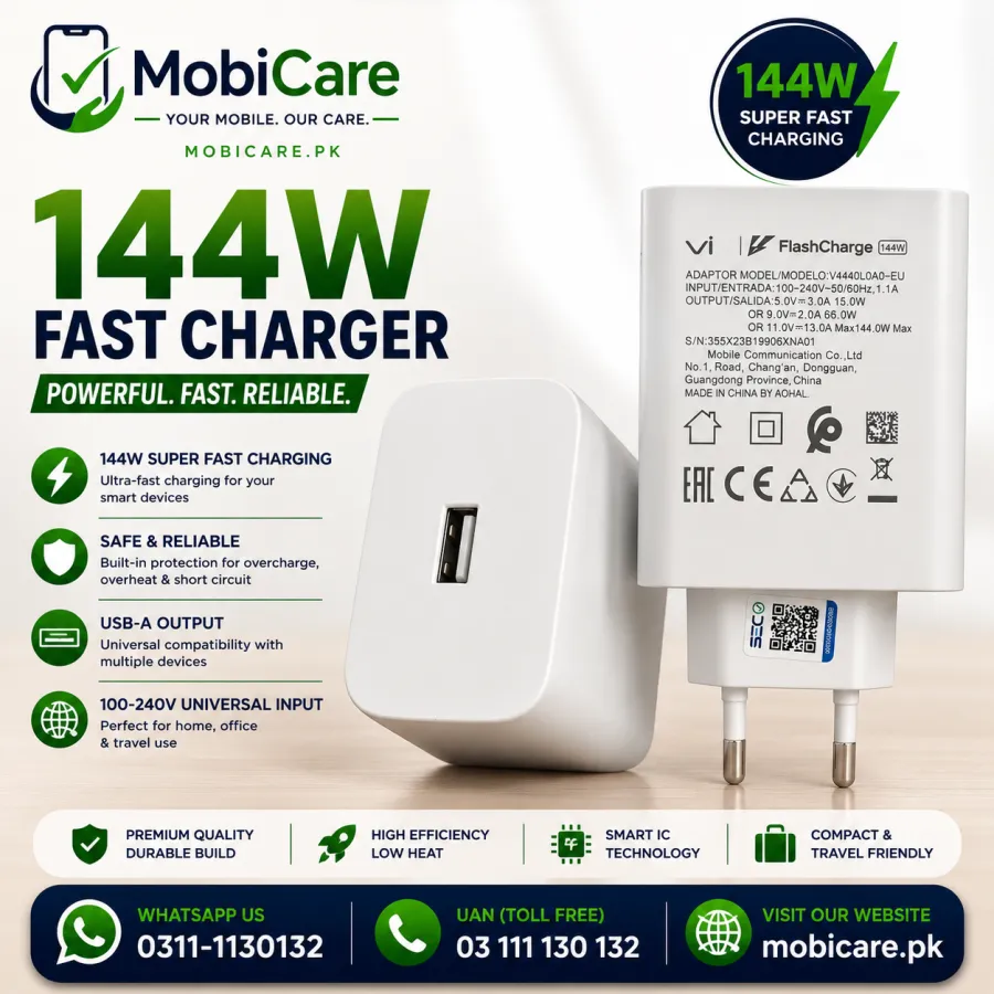 144W FlashCharge Fast Charger Adapter – USB-A