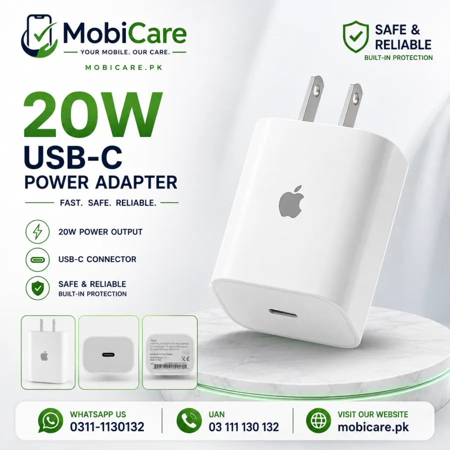 Apple 20W USB-C Power Adapter (US Plug)