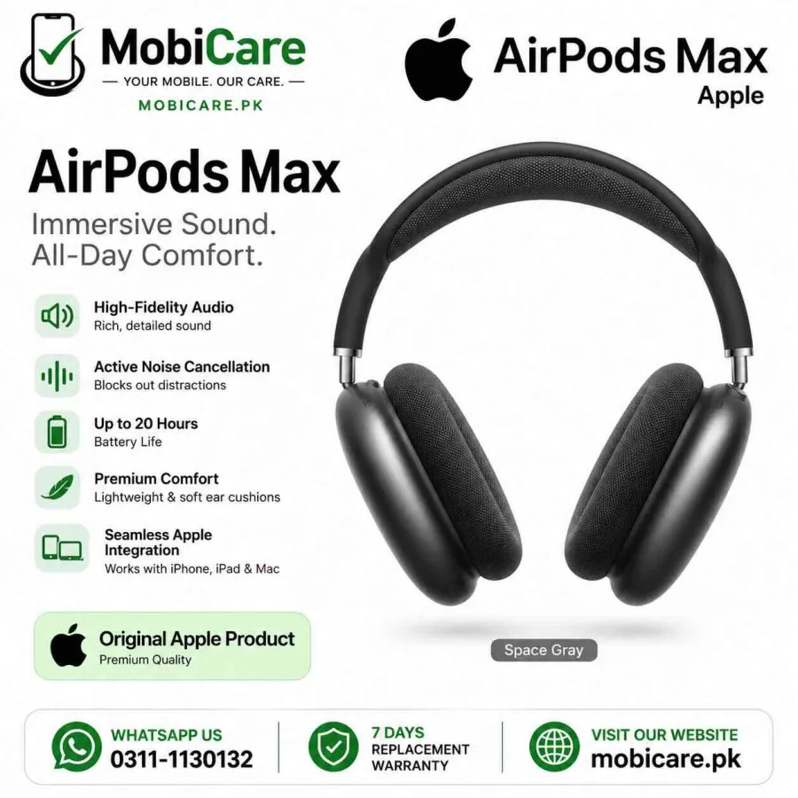 Apple AirPods Max – Wireless Over-Ear Headphones with ANC