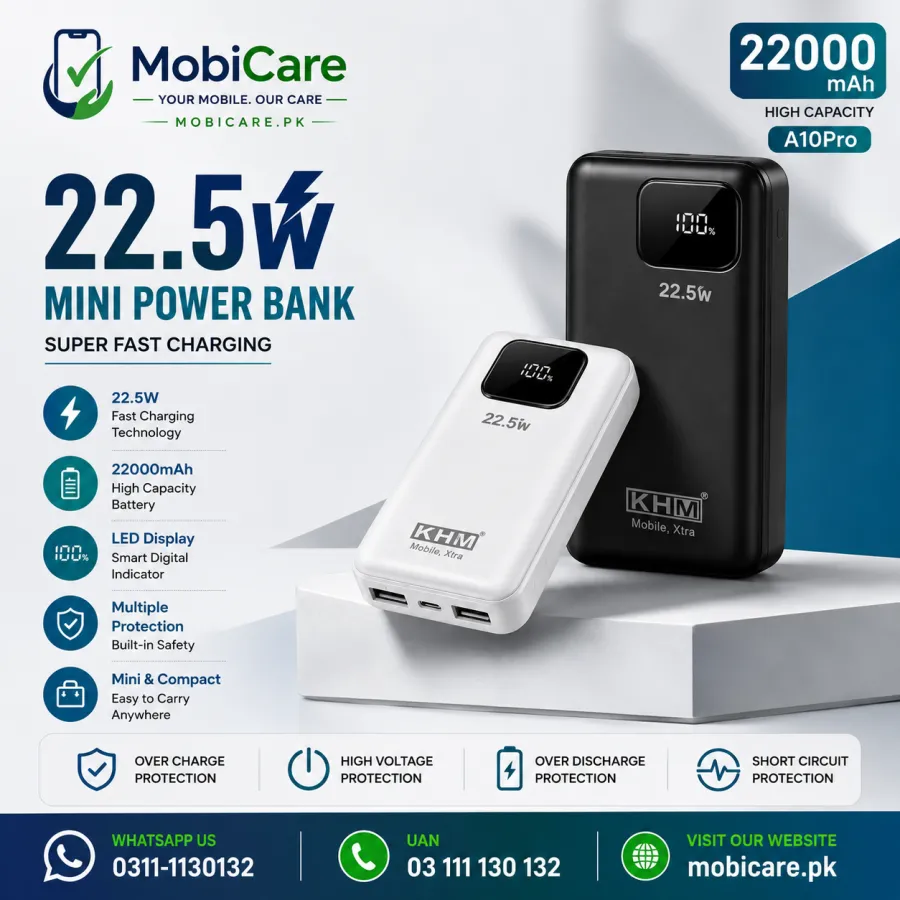 KHM VoltMini A10 Pro 22.5W Power Bank